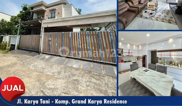For Sale 2-Story House in Grand Karya Residence (Karya Tani)