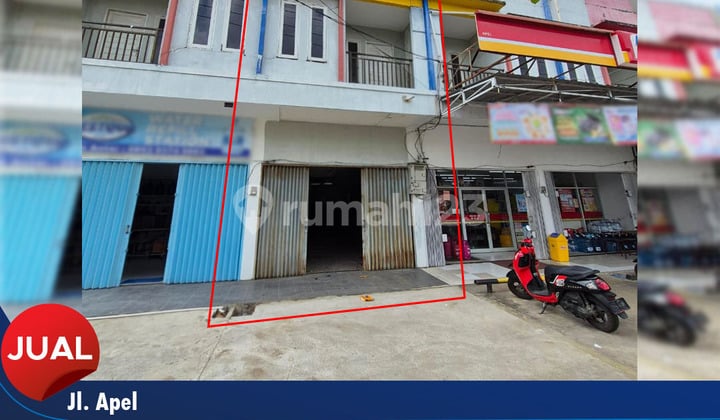 Dijual Ruko Baru 2.5Lt di Pinggir Jl. Apel - Pontianak