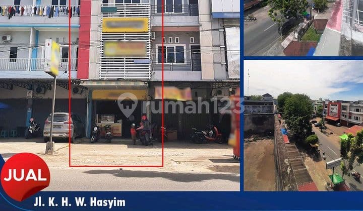 For Sale 3-Story Shophouse Ready to Use - Jl. K. H. W. Hasyim, Pontianak