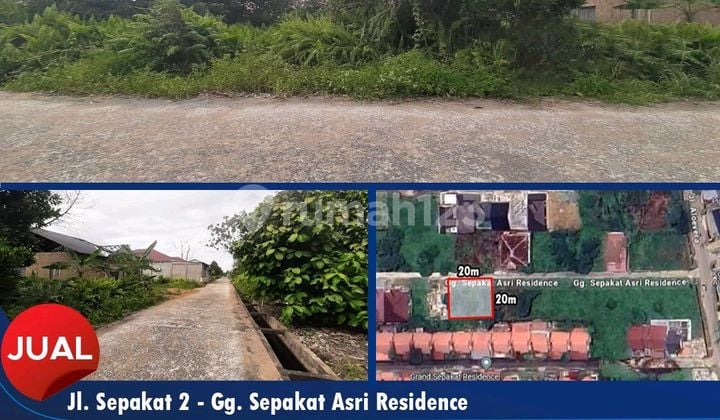 Land for Sale Ready to Build, Jl. Sepakat 2, Ko. Sepakat Asri Residence