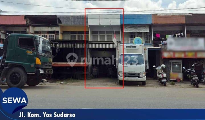 FOR RENT: 2-Story Shophouse on Jl. Kom Yos Sudarso - West Pontianak