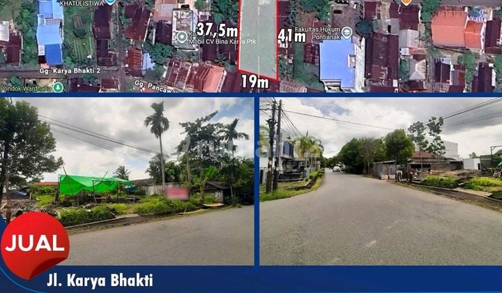 Dijual Tanah 709M2 di Lokasi Tengah Kota Pontianak