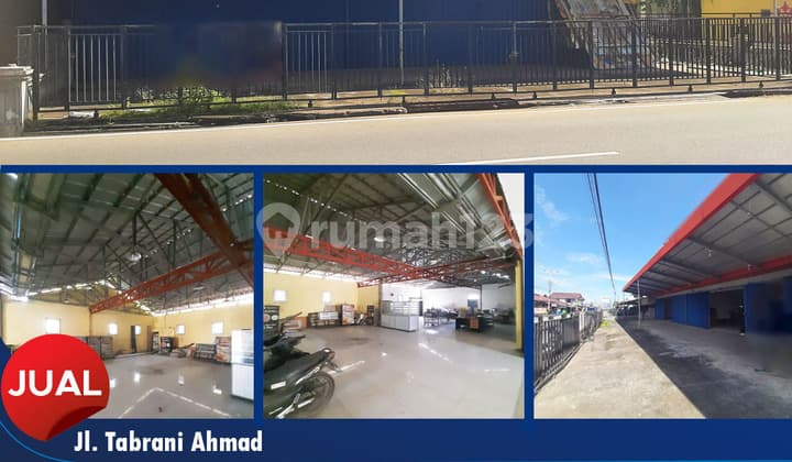 Dijual Bangunan Komersil 1 Lt, Pinggir Jalan Tabrani Ahmad