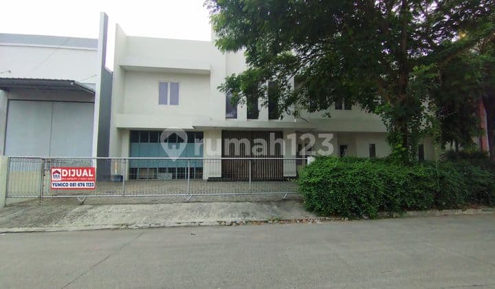 Gudang Arcadia Ada Kantor 2 Lantai di Daan Mogot Hadap Utara Lokasi Strategis Bebas Banjir Batu Ceper Tangerang