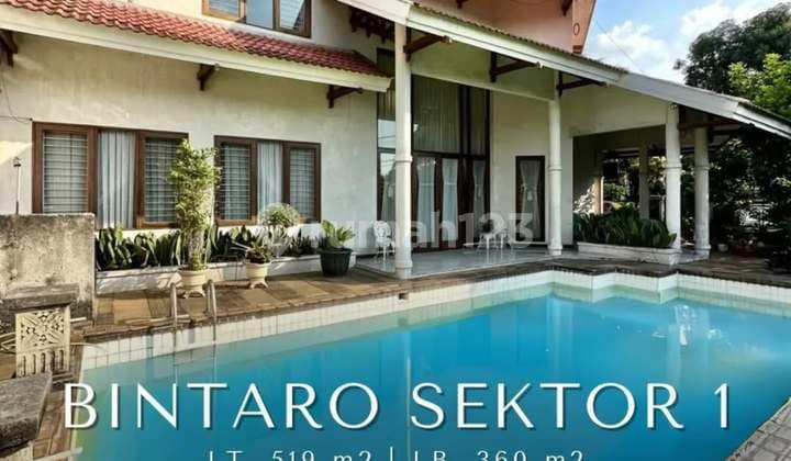 Bintaro Sektor 1 Jakarta Selatan Dalam Komplek, One Gate System