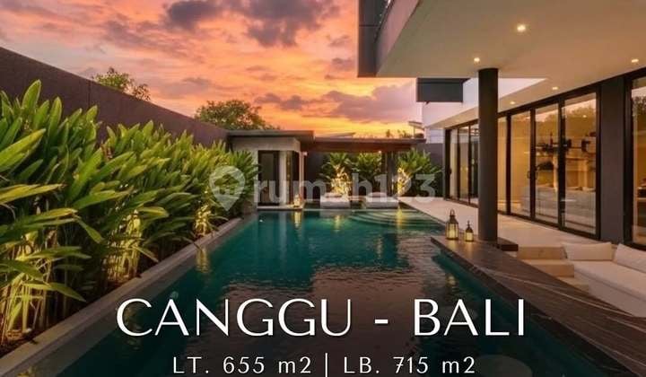 FOR SALE CANGGU - BALI LUXURY TROPICAL VILLA FULLY FURNISHED