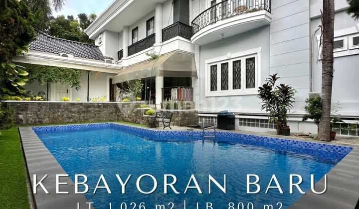 For Sale Kebayoran Baru Prime Area, Wide Street Semi Furnished