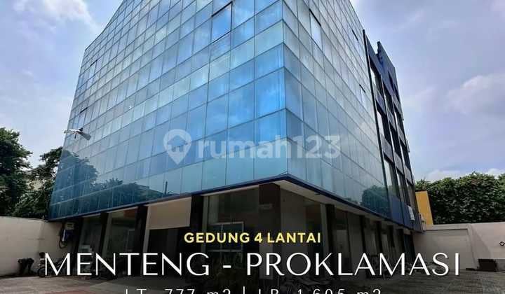 FOR SALE MENTENG - PROKLAMASI GEDUNG 4 LANTAI AREA KOMERSIL