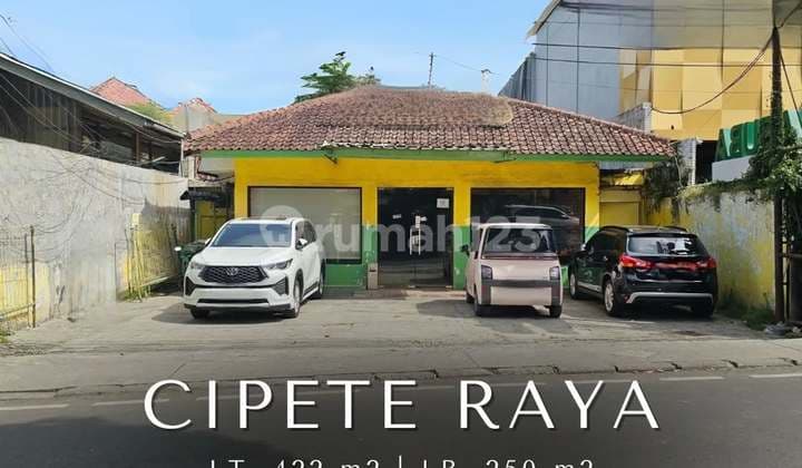 FOR SALE CIPETE RAYA AREA COMMERCIAL SUITABLE FOR RESTAURANT, CAFE, OFFICE & BUSINESS