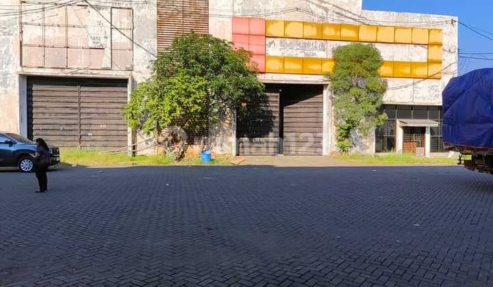 Dijual Murah Gudang Tiara Jabon * Lantai Cor * Tambak Sawah - Sidoarjo Jalan Utama Komplekslt / Lb 1.260 M² = 30 X 42▪︎lantai Cor Naik 1 Meter▪︎siap Unt Loading Dock.hgb Gudang