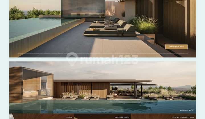 villa mewah BALi konsep tropical