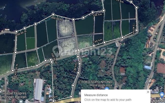 SHM Land 10 Hectares with a 30-Meter Gate Width in Paciran, Lamongan.