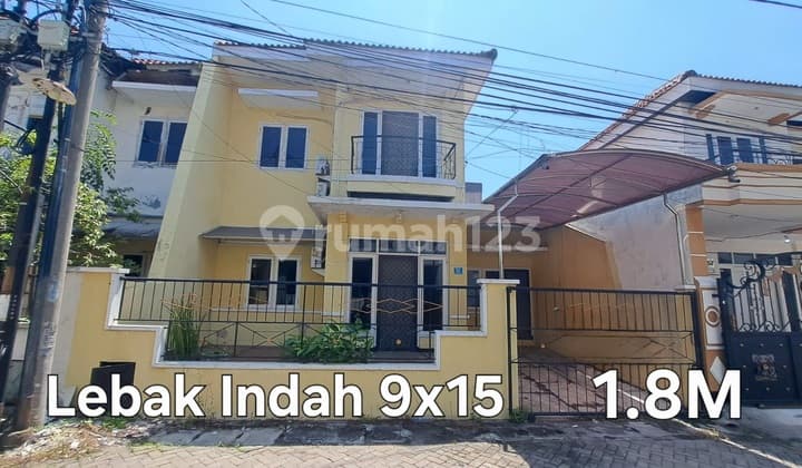 Lebak Indah 2Lantai LT 9X15 Dekat Raya Kenjeran SHM Row 2.5 Mobil
