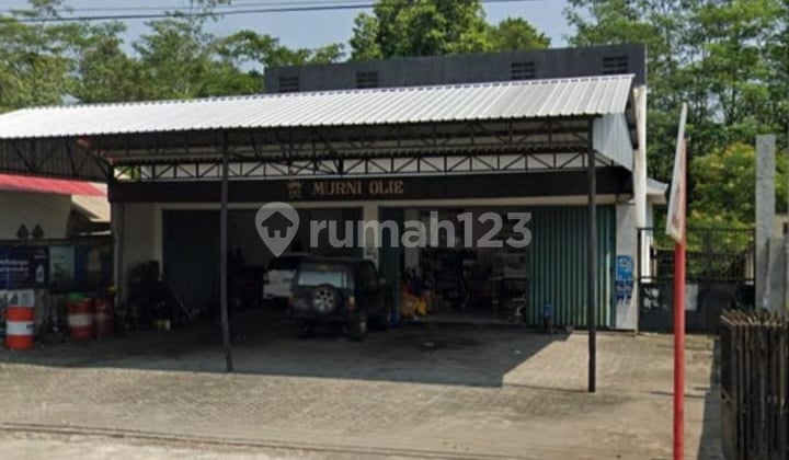 Rumah Tempat Usaha Pinggir Jalan Raya Propinsi Strategis Cocok Buat Usaha/gudang