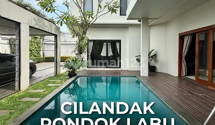 For Sale Cilandak Pondok Labu Dalam Clusterone Gate System, Keamanan 24 Jam Furnished Siap Huni