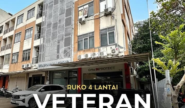 For Sale Veteran Ruko 4 Lantai