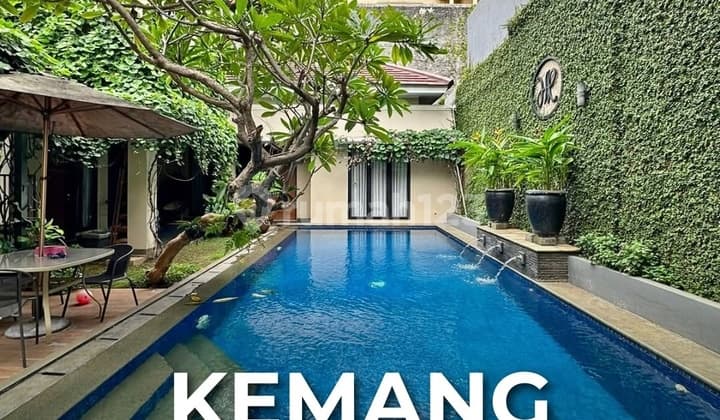 For Sale Kemang Modern Tropical House Dalam Komplek