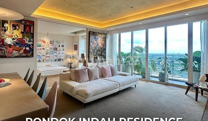 For Sale Pondok Indah Residence 2 Bed Room Tipe Corner Semi Furnished Siap Huni