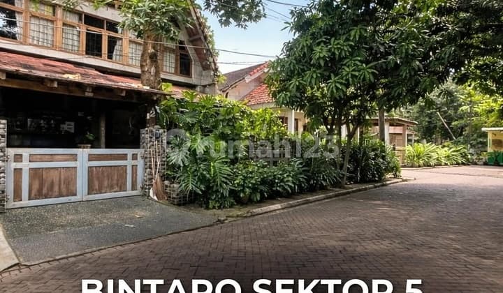 For Sale Bintaro Sektor 5 Ethnic Industrial House Semi Furnished