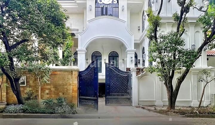DIJUAL PONDOK INDAH RUMAH MEWAH BANGUNAN BARU AMERICAN CLASSIC JALAN LEBAR LINGKUNGAN ELIT DAN AMAN