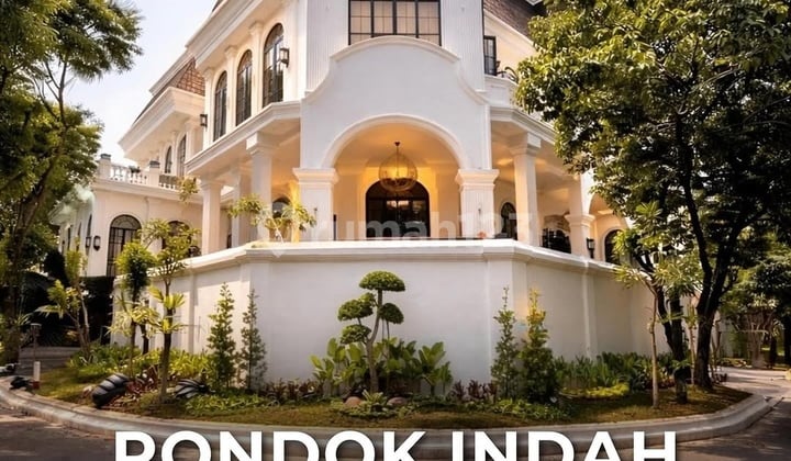 For Sale Pondok Indah Luxury American Classic Brand New House Posisi Hoek Siap Huni Lingkungan Exclusive Akses Jalan Lebar dan Mudah
