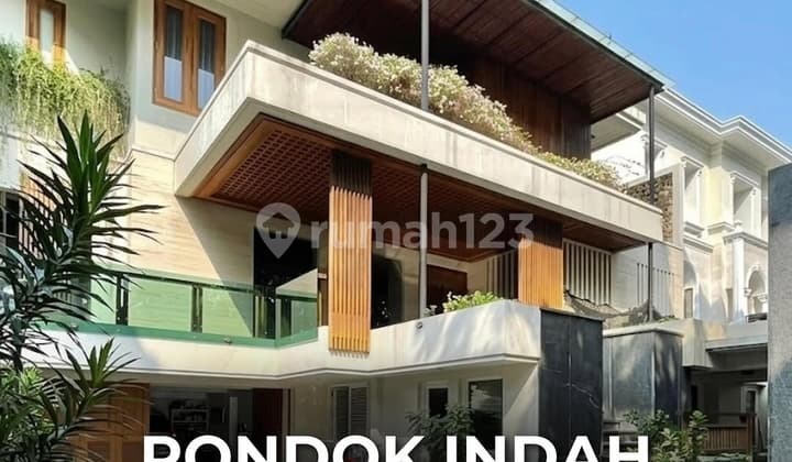 For Sale Pondok Indah Premium Area Modern Tropical House Semi Furnished Siap Huni