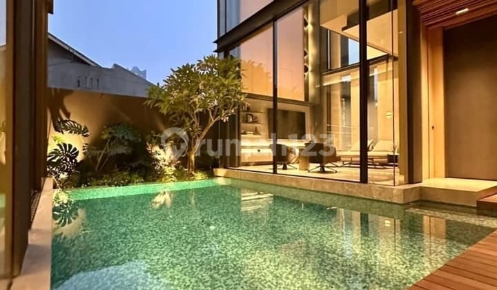 FOR SALE SCBD KEBAYORAN BARU BRAND NEW HOUSE, DESIGNED BY GENIUS LOCI FULLY FURNISHED IMAGINE HOUSE