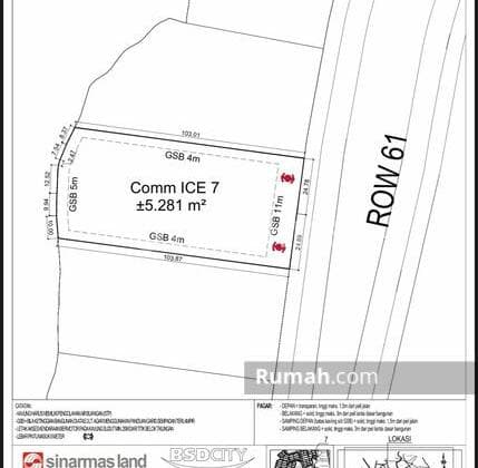 Kavling Komersil The Ice Bsd City Lokasi Super Strategis