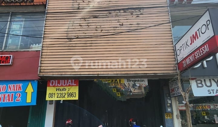 Shop house in the center of Malang city.