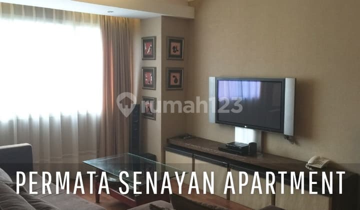 For Sell & Rent! Permata Senayan Apartment 2Br Fully Furnished With Senayan View