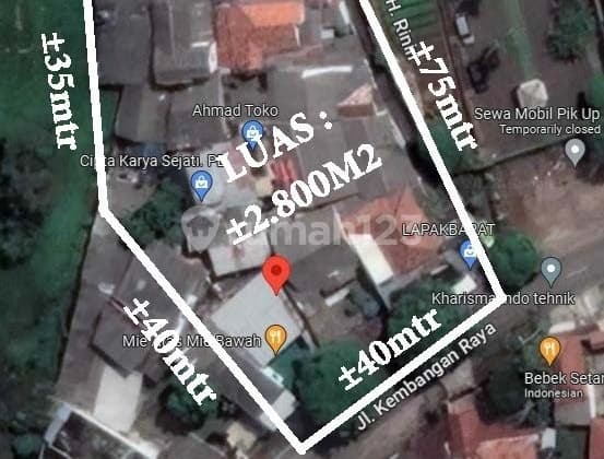 Kavling di Kembangan Raya, Kembangan, Jakarta Barat 0014 Chrerl
