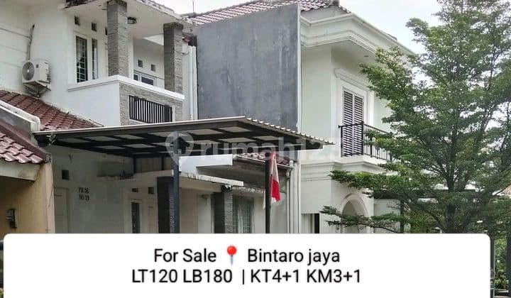 Rumah dalam Cluster 2 Lantai SHM Siap Huni @Bintaro Sektor 9