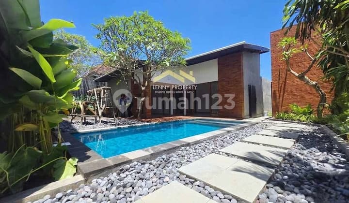 Brand New Beautiful Two Bedrooms Minimalist Villa On Beachside Sanur