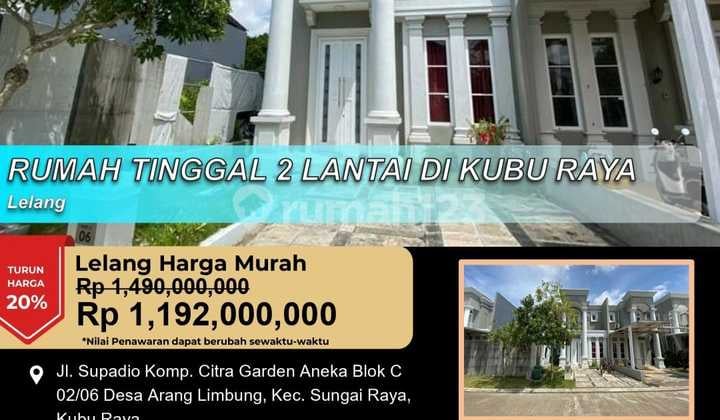 Rumah lelang komplek citra garden (ciputra grup)