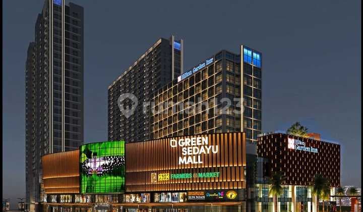 Studio Cantik Green Sedayu 28M² - Full Furnish + Free Semua Biaya
