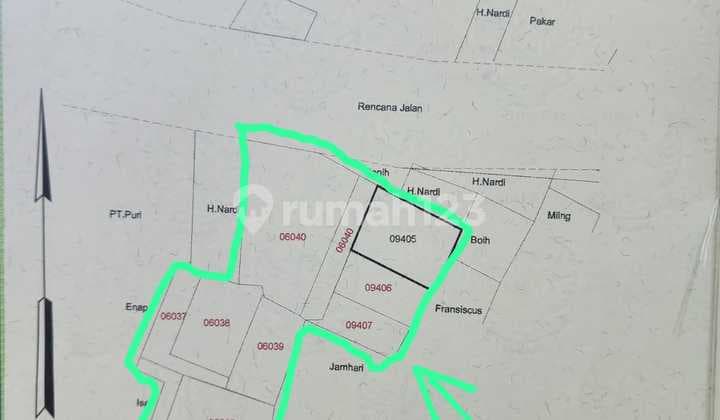 Jual Murah Tanah Strategis Pinggir Jalan Akses Tol Cimanggis