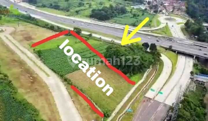 Tanah Startegis Samping Pintu Tol Bogor