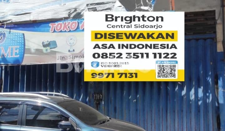 kan ruko strategis, lokasi ramai padat penduduk, pusat kota surabaya. siap pakai