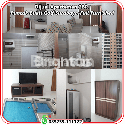 Siap huni, Full Furnished Apartemen Puncak Bukit Golf Surabaya