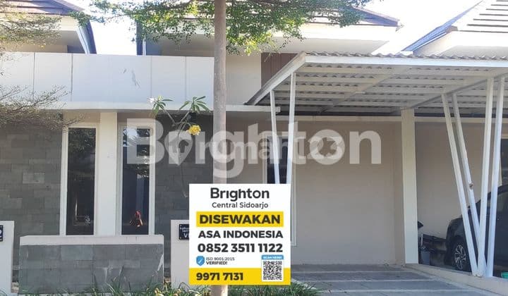 kan rumah siap huni,bangunan baru, cluster baru kahuripan pusat kota sidoarjo dekat tol, pondok jati, pondok mutiara, mutiara Regency