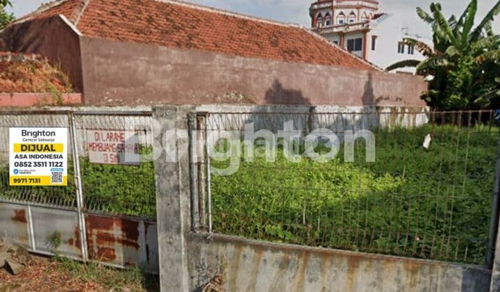 Tanah lokasi strategis 0 Jalan Bluru, cocok untuk usaha, lokasi padat penduduk