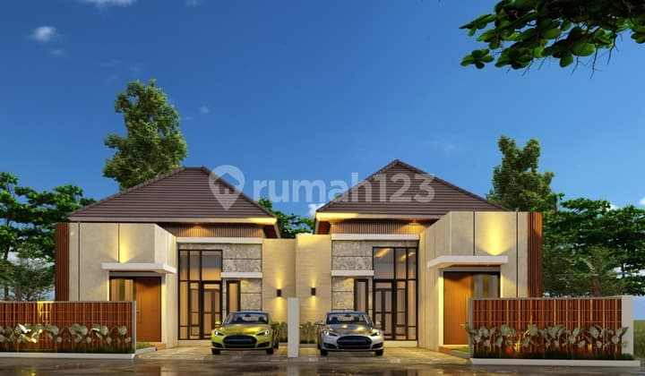 Rumah Baru Estetik Modern di Mlati