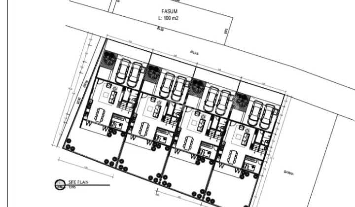 Rumah Mewah 2 Lantai Dalam Cluster di Jl Gito Gati