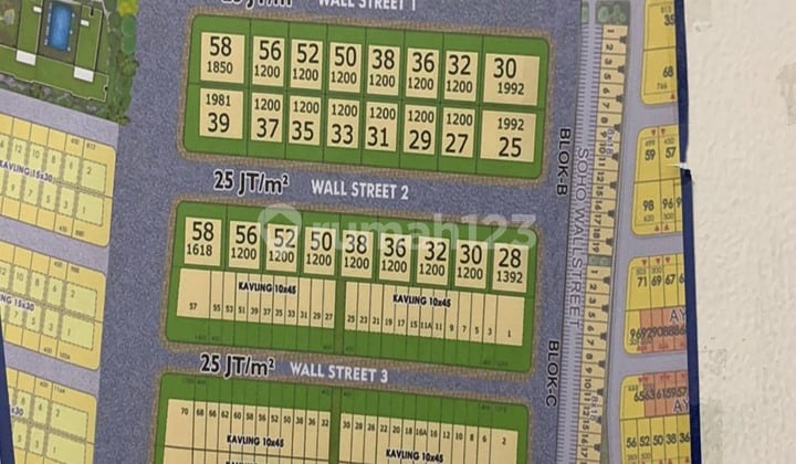 Kavling Wallstreet Area Comercial, Pantai Indah Kapuk