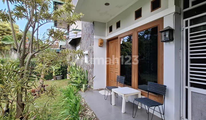 dijual rumah villa graha puspa sersan bajuri, view gunung, sejuk, lingkungan nyaman asri