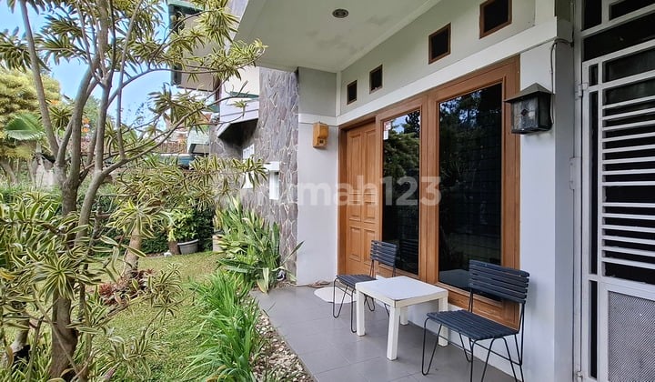 dijual rumah villa graha puspa sersan bajuri, view gunung, sejuk, lingkungan nyaman asri