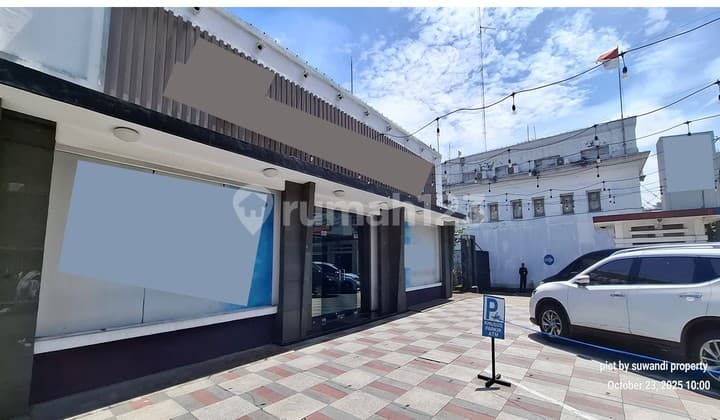 Disewakan Tempat Usaha di Asia Afrika Lokasi Sangat Startegis Jarang Ada Kotak 400 Meter