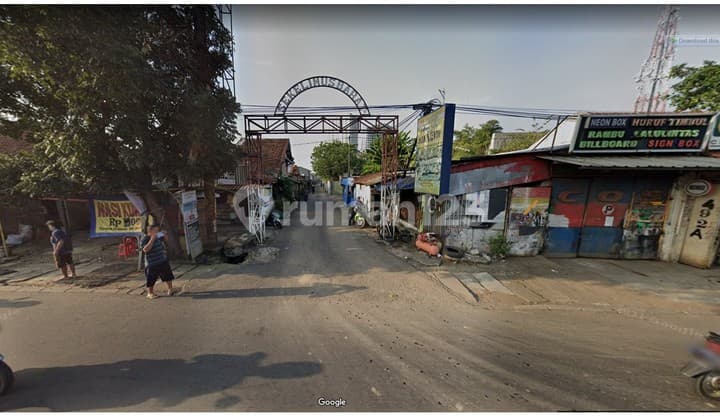 Dijual Tanah Bonus Bangunan Ex Percetakan Sekelimus Barat Tanah Kotak Datar Lebar 50 Meter Lokasi Strategis Tengah Kota Cocok Utk Workshop, Gudang, Sekolah, Pesantren