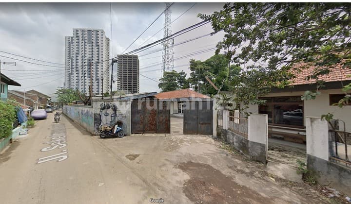 Dijual Tanah Bonus Bangunan Ex Percetakan Sekelimus Barat Tanah Kotak Datar Lebar 50 Meter Lokasi Strategis Tengah Kota Cocok Utk Workshop, Gudang, Sekolah, Pesantren