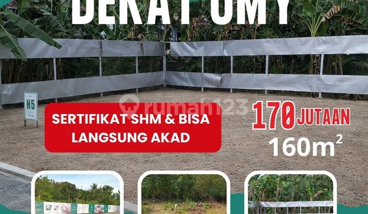 Tanah Strategis Jogja Dekat Ringroad Dalam Perumahan Bangunjiwo